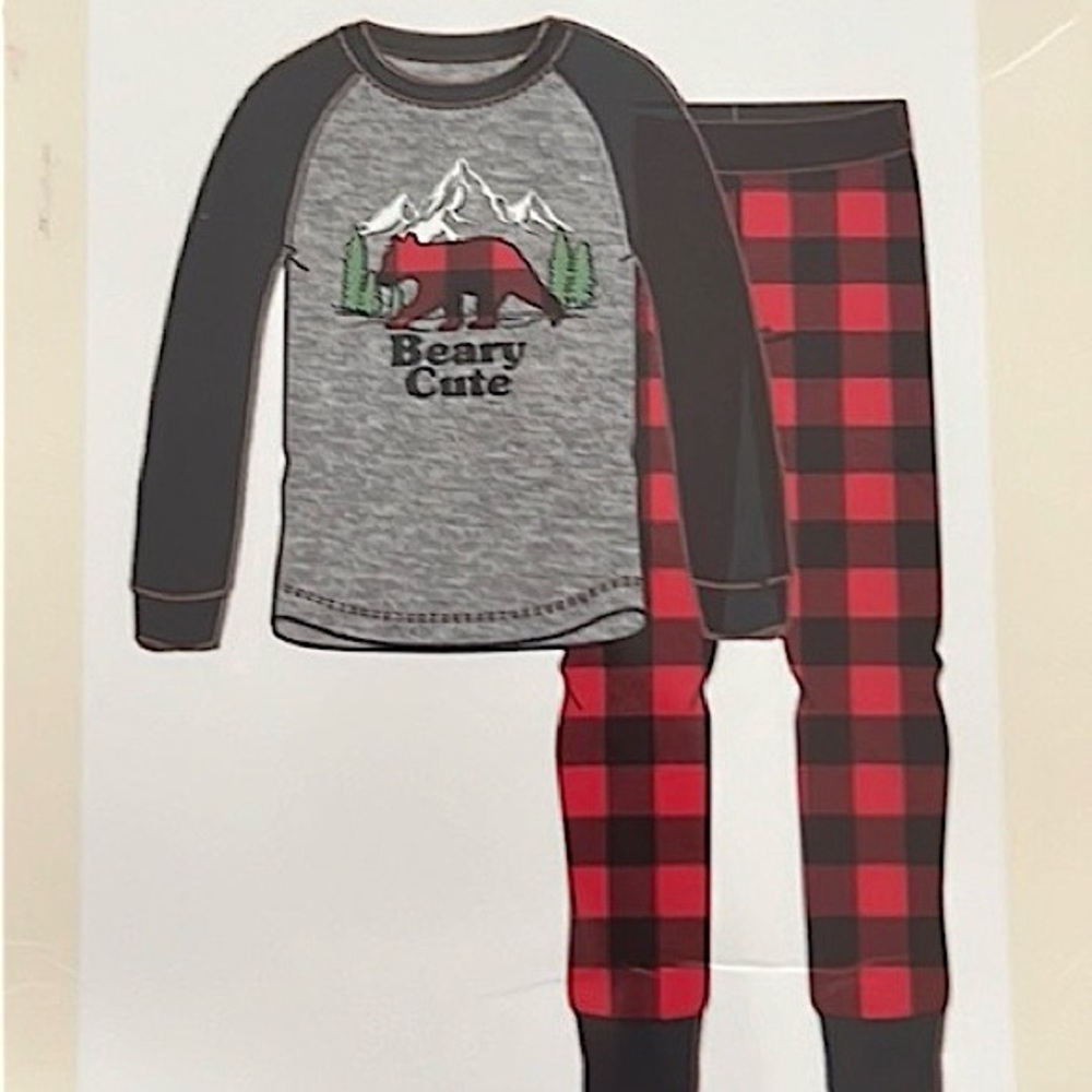 Holiday fam jams kids unisex pajamas set